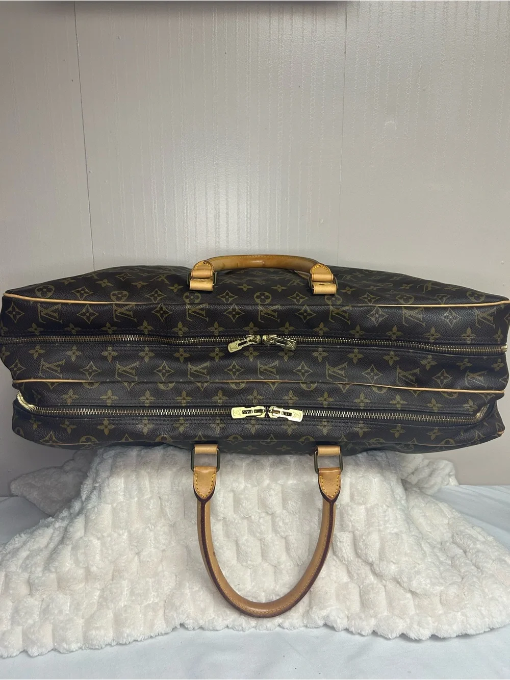 Louis Vuitton Sirius 55 Brown Monogram Canvas Travel Bag
